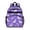 Unicorn and Rainbow Purple Pattern-2, variant on Unicorn and Rainbow Purple Pattern Cute School Backpack Bag for School with Padded Back and Adjustable Shoulder Straps 15.25"x11.5"x5.25"