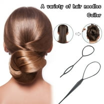 ZZkhGO Hair Tail Twister Bun Styler, Braiding Tool for Ponytail French Braid, Hair Styling Tool for Women Quick Easy