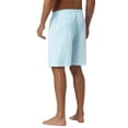 thumbnail image 3 of INSPIRE CHIC Men's Casual Summer Holiday Drawstring Waist Beach Striped Swimwear Shorts 28 Light Blue, 3 of 6
