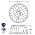 thumbnail image 2 of Bundt Pan Nordic Ware Elegant Party, 22,3 x 9,3 cm, color dorado Nordic Ware NA, 2 of 7