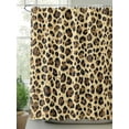 thumbnail image 2 of Leopard Print Shower Curtain Set ，Waterproof Fabric Shower Curtains Abstract Modern Leopard Texture Shower Curtains for Bathroom,Bathroom Decor 36"x72", 2 of 6