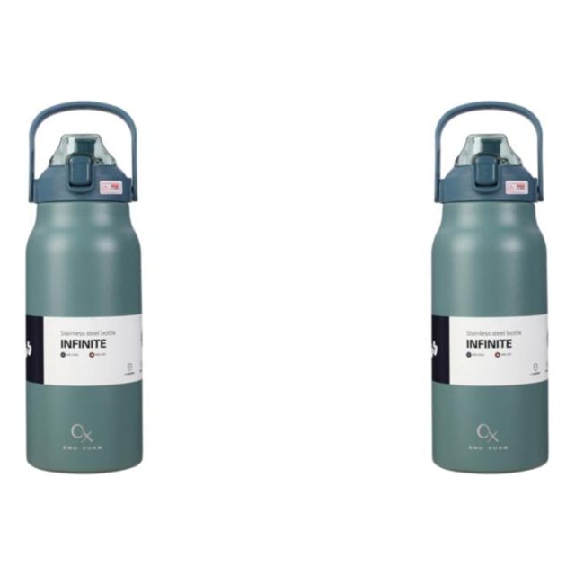 Bearachild Botella de agua para aspiradoras de oficina a prueba de fugas de gran capacidad al vacío tipo paja Type8 NO8