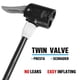 thumbnail image 3 of Bicycle Floor Pump Tire Inflator with Gauge Cycle Bike Air Pump, 3 of 5