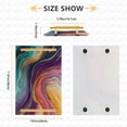 thumbnail image 3 of Iauyy Modern Square Bathroom Tray with Handles - Acrylic & Aluminum Alloy Vanity Countertop Organizer ，Marble-like Pattern, 3 of 7