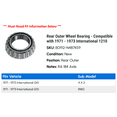 thumbnail image 2 of Rear Outer Wheel Bearing - Compatible with 1971 - 1973 International 1210 1972, 2 of 2