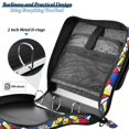 thumbnail image 4 of FORMRS Zipper Binder with Shoulder Strap 2-inch Ring 500 Sheet Capacity File Bag, Art Triangles, 4 of 5