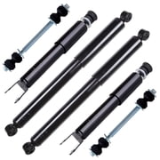 CCIYU Complete Suspension Kit Fits 1999 2000 2001 2002 2003 2004 2005 2006 for Chevrolet Silverado 1500 Includes Front shock absorber Rear shock absorber Stabilizer Bar Link Kit