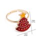 thumbnail image 3 of Anillo abierto de aceite de gota de aleación de árbol de Navidad de alce de muñeco de nieve de dibujos animados de Navidad Wmkox8yii fajkfhkj3051, 3 of 4