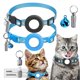 thumbnail image 2 of Para collar de gato Airtag, soporte para collares de gato Breakaway, azul Afortunado Sencillez, 2 of 5