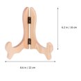 thumbnail image 2 of Miangastore Party Display Stand Display Stand Light Yellow Wood 4PCS, 2 of 8