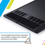UGEE M708 Graphics Drawing Tablet, 10 x 6 Inches Digital Tablet with Pen for Linux, Mac, Windows PC