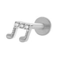thumbnail image 4 of Ear Stud Titanium Birthday Gift Gift Ear Bone Pending Lip Stand para la nariz Lip Longitud de plata 6 mm, 4 of 8