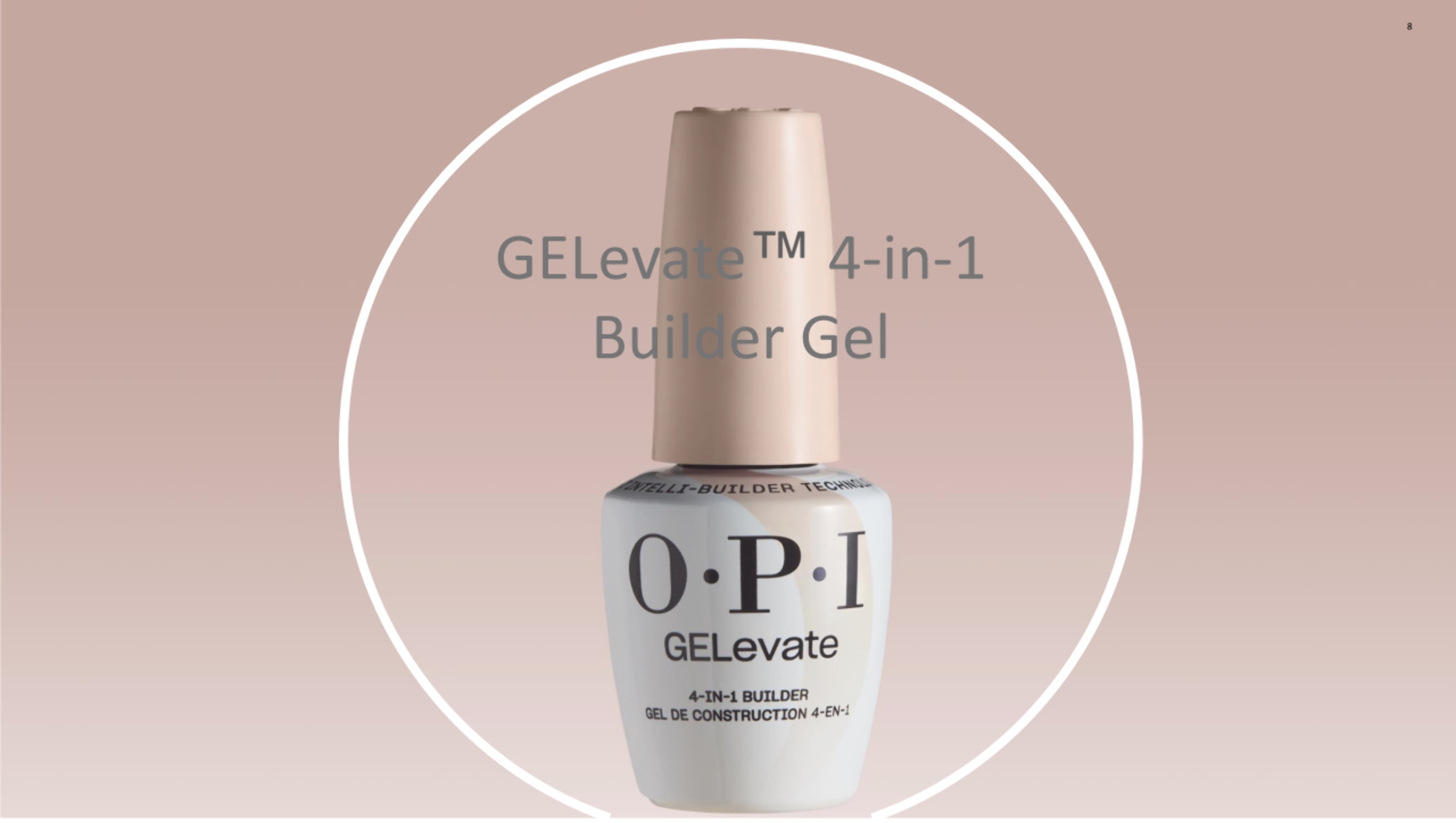 OPI Gelevate 4 in 1 Builder Gel in a Bottle Blank Canvas #BIB006