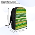 thumbnail image 4 of Fuzoiu St. Patrick's day in green colors Print Laptop Backpack,Work Business Backpacks, Large Capacity Nurse Bag College Bookbag for School, Waterproof Casual Daypack for Travel, 4 of 8
