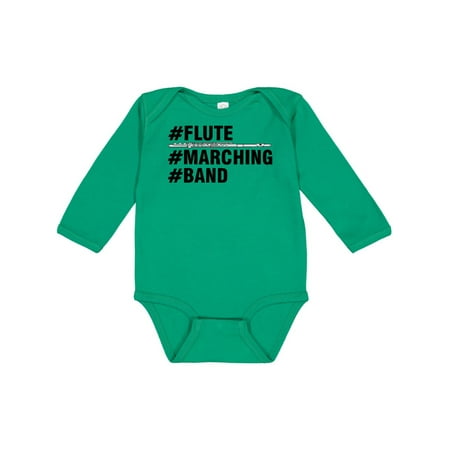 

Inktastic #Flute #Marching #Band Hashtag Text Gift Baby Boy or Baby Girl Long Sleeve Bodysuit
