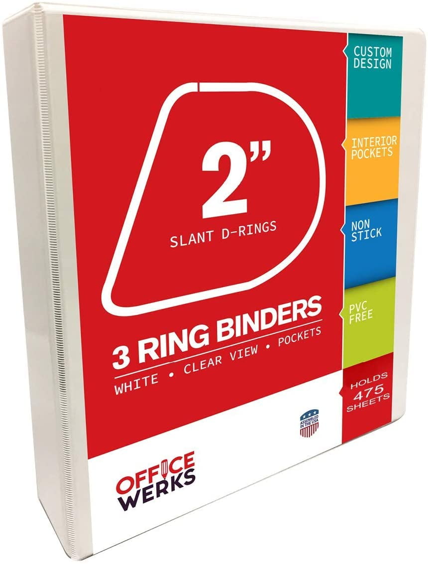 3 Ring Binder, Professional D Ring Binder, Presentation Folder 8.5 x 11
