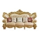 thumbnail image 2 of 7 seater royal luxury Antique living room furniture original leather sofa set white and gold fabric living room sofa set My Lux Decor Round, 2 of 6