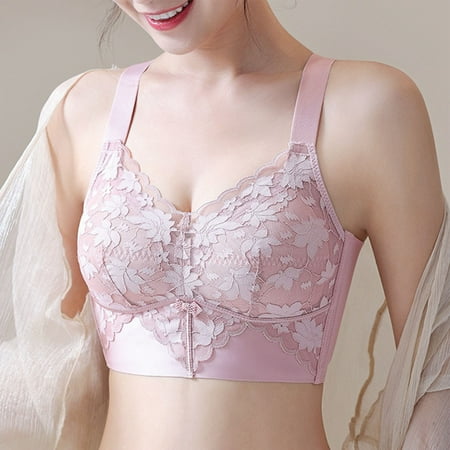 LLYWEY Bras for Women Underwire Clearance Bralettes Ladies T-Shirt Bra Style-1093 Women s Plus Multiway Bra Feature Adult Female Everyday Sports Bras Pinks 42B