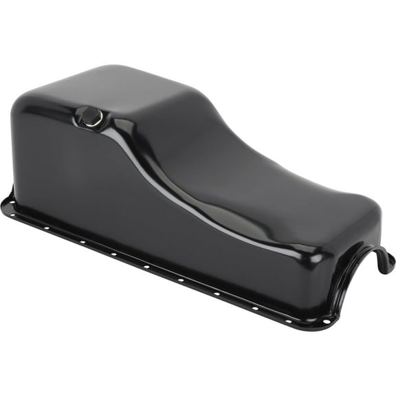 429-460 Oil Pan, Front Sump, Black, Fits Ford 1968-1978 Big Block