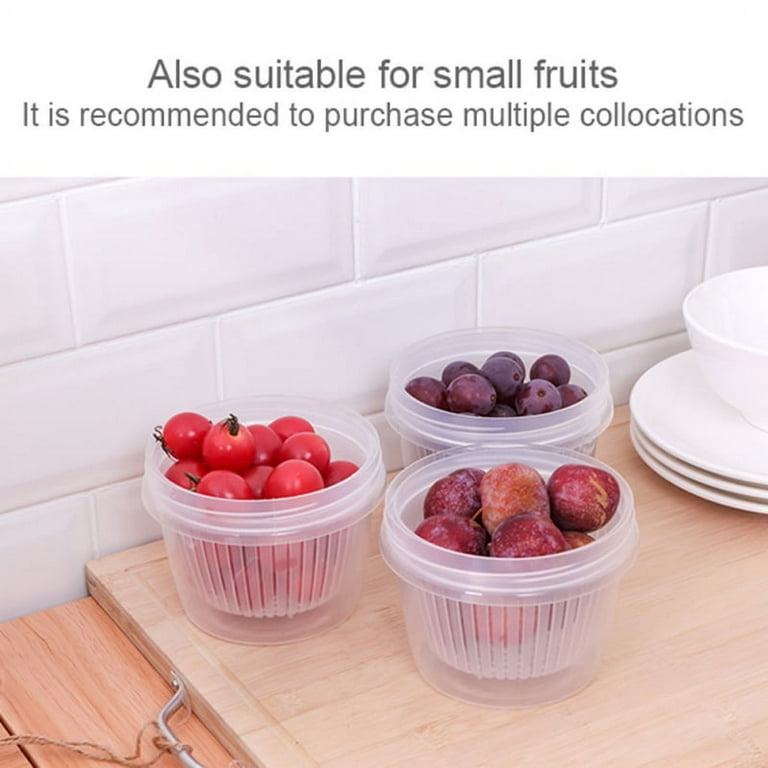 Signora Ware Fresh Fruit and Vegetable Food Keeper Saver Storage Container with Air Vented Lids Large Produce Keeper Dishwasher, Freezer, Refrigerator