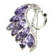 thumbnail image 3 of Pin decorativo para mujer, broche de solapa para ropa con plumas de cisne y diamantes de imitación morados para uso diario y banquete, 3 of 5