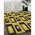 thumbnail image 2 of Ahgly Company Indoor Rectangle Patterned Golden Brown Yellow Area Rugs, 6' x 9', 2 of 6