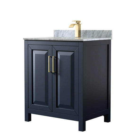 Wyndham Collection Wcv252530sunsmxx Daria 30" Free Standing Single Vanity Set - Blue