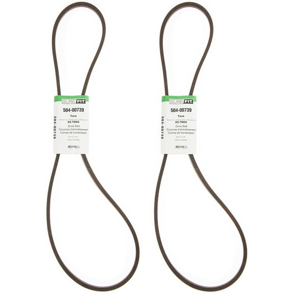 SureFit Drive Belt 55-7660 Toro 36" 52" Deck Mid-Size ProLine Gear Mowers 2PK