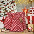 thumbnail image 6 of Naloa Ladybugs And White Dots Drawstring Christmas Bags, 3D Xmas Gift Bags, Christmas Wrapping Bags, Xmas Goodie Bags, Treat Pouch Bags, Party Favor Bags-, 6 of 9