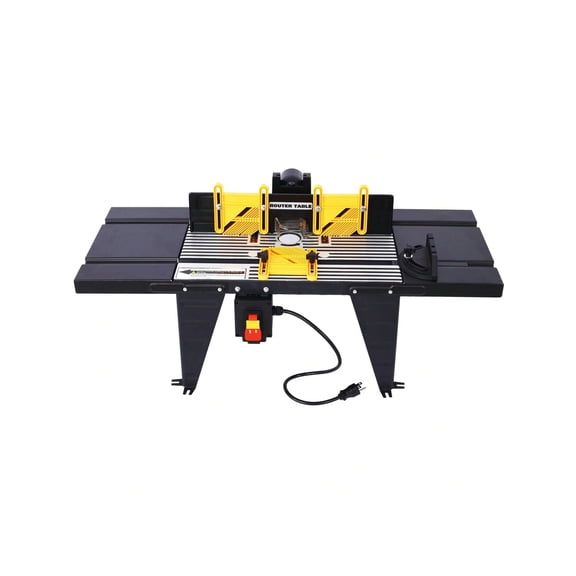 EastVita Router Table Top. Aluminum Top Benchtop Router. Heavy Duty Steel Stands Woodworking Bench Bakelite Milled Table