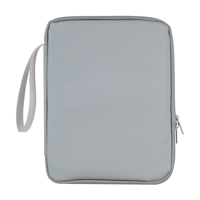 Grey Multifunctional Tablet Sleeve Carrying Case With Lanyard And Multiple Pockets For Storage And Protection Of 9 To 10.9 Inch Devices