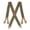 Khaki, variant on CTM Non-Elasticized Button End Work Suspenders (Men Big & Tall)