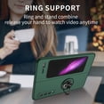 thumbnail image 4 of Samsung Galaxy Fold Case 2019(NOT for Z Fold 2 2020/Z Fold 3 2021),Allytech Slim PC Protective Case with 360 Degrees Ring Holder Kickstand Anti-Scratch Hard Folio Cover for Galaxy Fold(2019),Darkgreen, 4 of 9