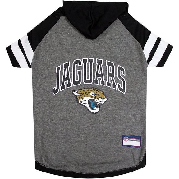 Pets First NFL Jacksonville Jaguars NFL Hoodie Tee Shirt for Dogs & Cats - COOL T-Shirt, 32 Teams - Medium