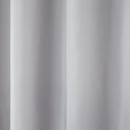 thumbnail image 4 of TOWN & COUNTRY BASICS Cabana Solid Heavyweight Indoor Outdoor Curtains, Light Filtering Opacity with Grommet Top, Water Repellent, 2-Pack Set, 54"x132", Cloud Grey, 4 of 10