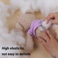 thumbnail image 3 of Jupean Polyester Fiber Fill, High Resilience Fill Fiber, Stuffing for Small Dolls Part Pillow Comforter DIY, White,12.32x10.16x1.97in,250g/8.8oz, 3 of 7