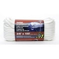 thumbnail image 1 of Mibro 459021BG 0.37 in. x 100 ft. White Nylon Double Diamond Braid Anchor Line Rope, 1 of 2