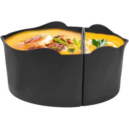 Slow Cooker Rack Insert 2 in 1 slow cooker inserts, gray slow cooker silicone Suitable for ...