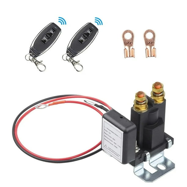 SPRING Practical 12V 500A Winch electromagnetic Relay Contactor for ATV ...