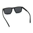 thumbnail image 7 of Polarized Gentlemanly Hipster Mens Sport Horn Rim Plastic Sunglasses [Black Blue Yellow - Black], 7 of 7
