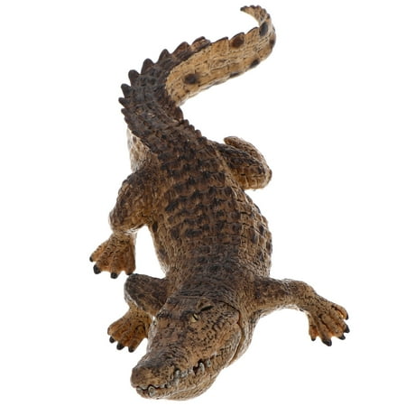 

1pc Crocodile Ornament Simulation Static Solid Wildlife Model Cognitive Toy