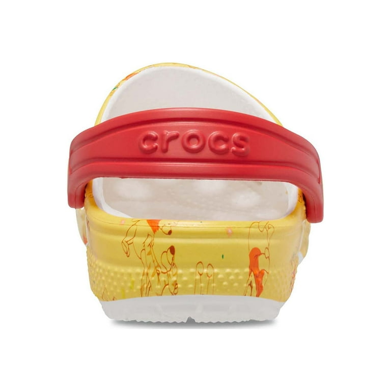 Red and yellow crocs sale