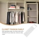 thumbnail image 3 of Estante de tensión extensible, estante de tensión ajustable para armario, divisor de estante para armario doméstico, 3 of 8