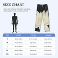 thumbnail image 4 of Lsque Golden Lotus Print Men's Pajama Pants, Lounge Pant - Comfortable Home Wear,Elastic Waistband, Stylish Design-XX-Large, 4 of 9
