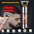 thumbnail image 2 of Electric Hair Clipper Kit Professional T Shape Hair Trimmer With Brush Charger and Others Hairdressing Set, 2 of 9