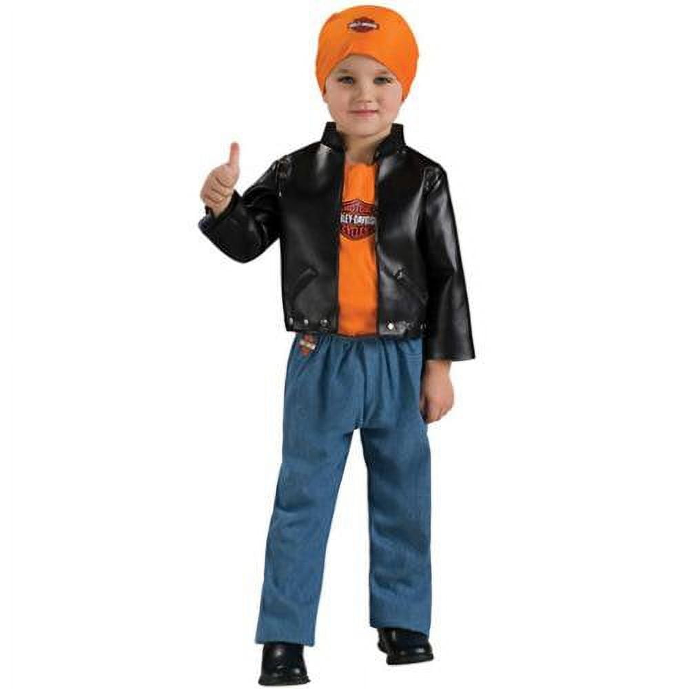 Rubies Toddlers Harley Davidson Boy s Lil Cruiser Halloween Costume 2T 4T Walmart