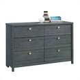 thumbnail image 3 of Bowery Hill Commode Moderne en Bois Manufacturé Finition Chêne Denim, 3 of 13
