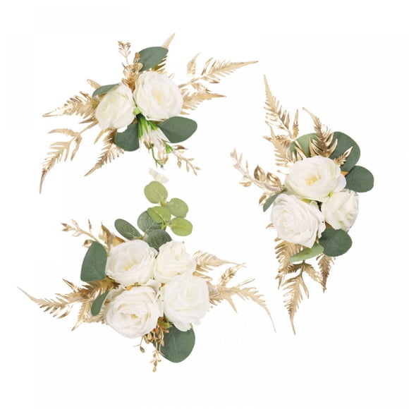 Floral Cake Toppers Artificial Flowers White Flowers Cake Decorations