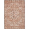 thumbnail image 2 of HomeRoots 603807 9 x 12 ft. Coral & Pink Oriental Washable Indoor & Outdoor Rectangle Area Rug, 2 of 5