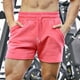 thumbnail image 2 of Pantalones Cortos para Hombre Cintura Elástica con Bolsillos Color Sólido Casual Suelto Pantalones de Ejercicio, Cordón de Moda para Correr, Trabajo Y Uso Diario, 2 of 6